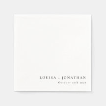 Elegante Personalizado minimalista de moda blanca 