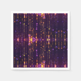 Servilleta De Papel Elegante Purpurina púrpura dorado Mogern Sparkl