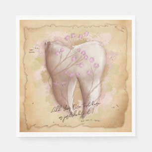Servilleta De Papel Elegante regalo de asistente dental de dentista de