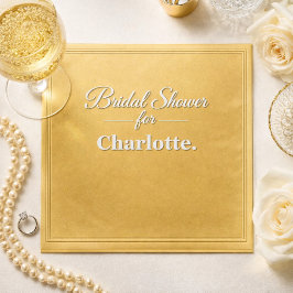 Servilleta De Papel Elegante Regalo de Despedida de Soltera Personaliz
