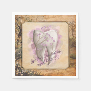 Servilleta De Papel Elegante regalo odontológico antiguo de moda