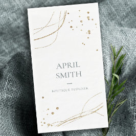 Servilleta De Papel Elegante Resumen Purpurina Marfil Gold Watercolor