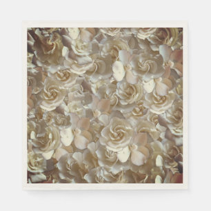 Servilleta De Papel Elegante Rosa floral Petal