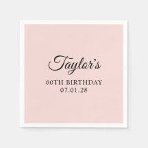 Elegante Script 60 cumpleaños