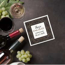 ¡Elegante! Servilletas para fiesta de compromiso