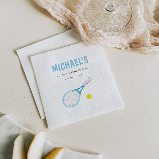 Servilleta De Papel Elegante Tenis Papel de cumpleaños (Subido por el creador)