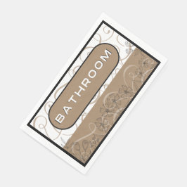 Servilleta De Papel Elegante toalla de baño de papel para huéspedes