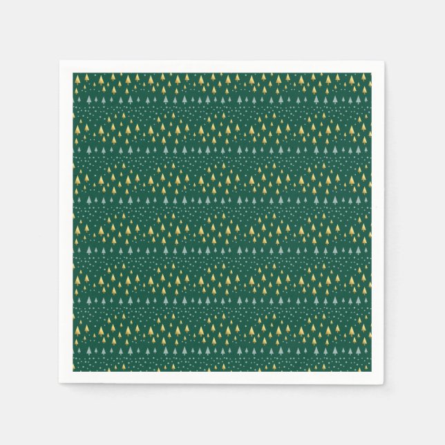 Servilleta De Papel Elegante toque de Navidades (Anverso)