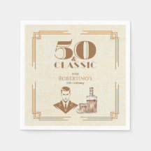 Elegante Whisky para Hombres Cumpleaños 50