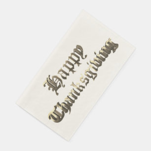 Servilleta De Papel Elegante y antiguo inglés que deja pasar un feliz 