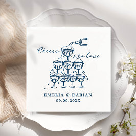 Servilleta De Papel Elegante y moderno ánimo para amar al Boda Minimal