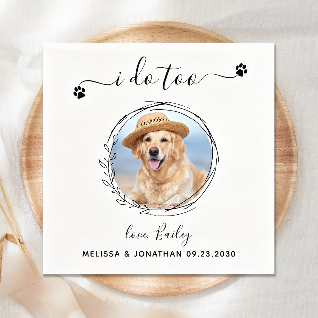 Servilleta De Papel Elegante, yo también lo hago Personalizado Mascota (Subido por el creador)