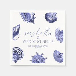 Servilleta De Papel Elegantes castillos y Bodas Bells Bridal Shower
