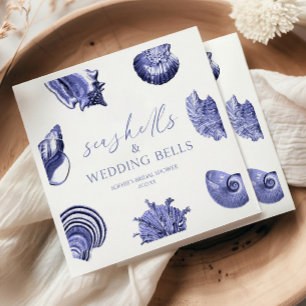 Servilleta De Papel Elegantes castillos y Bodas Bells Bridal Shower