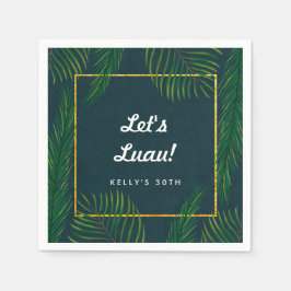 Servilleta De Papel Elegantes Napkins Tropical Luau