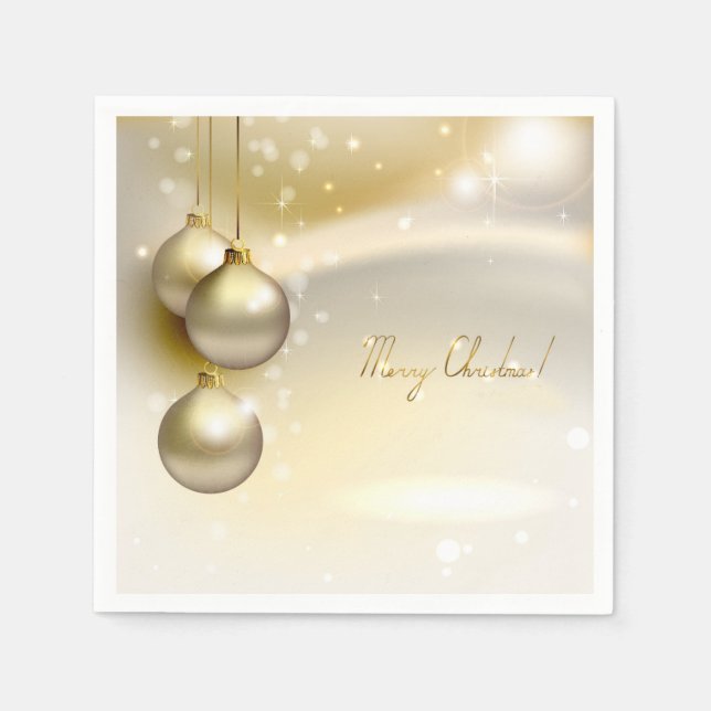 Servilleta De Papel Elegantes Navidades (Anverso)