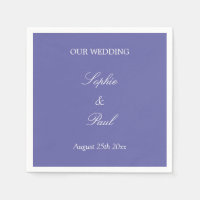 Elegantes toallas Boda Lavender