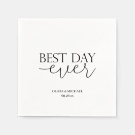 Servilleta De Papel Elegantes toallas Bodas modernas con T personaliza