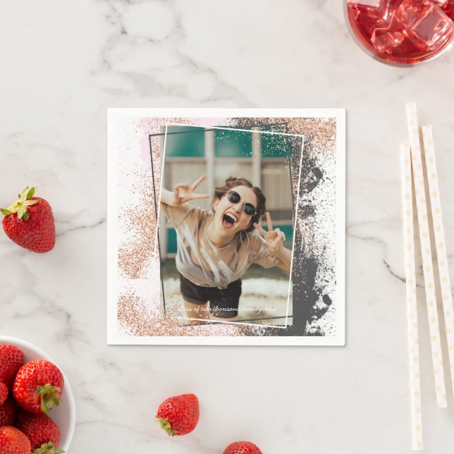 Servilleta De Papel Elegantes toallas de la Fiesta de Graduación de Or (In situ)