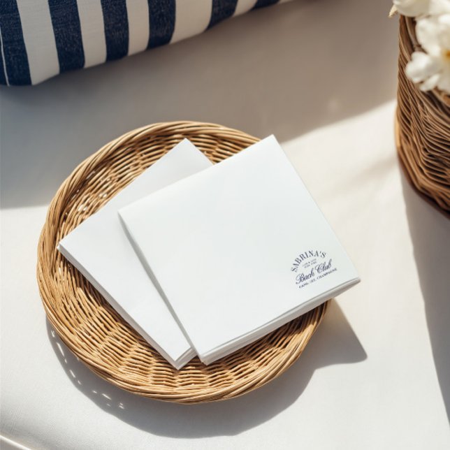 Servilleta De Papel Elegantes toallas de papel de soltero de Country C (Elegant Country Club Bachelorette Paper Napkins)