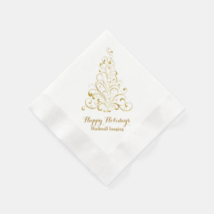 Servilleta De Papel Elegantes toallas de vacaciones corporativas con á
