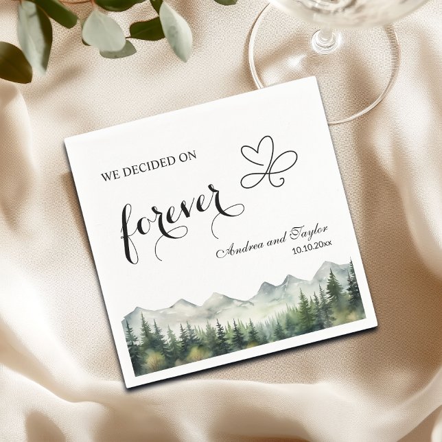 Servilleta De Papel Elegimos Boda Forever Elegant (Subido por el creador)