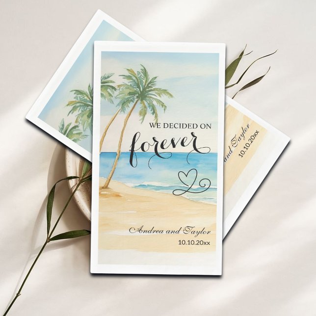 Servilleta De Papel Elegimos Boda Forever Elegant (Subido por el creador)