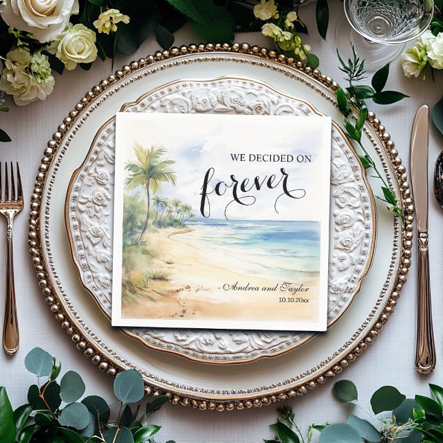 Servilleta De Papel Elegimos Boda Forever Elegant (Subido por el creador)