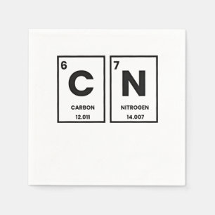Servilleta De Papel Elemento de tabla periódico Química Mason Meme