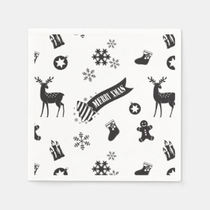 Servilleta De Papel Elementos de los Navidades - Solemn