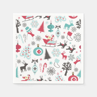Servilleta De Papel Elementos navidades