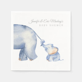 Servilleta De Papel Elephant Baby Shower