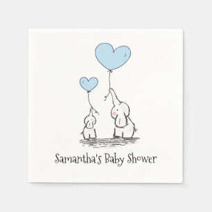 Servilleta De Papel Elephant Baby Shower