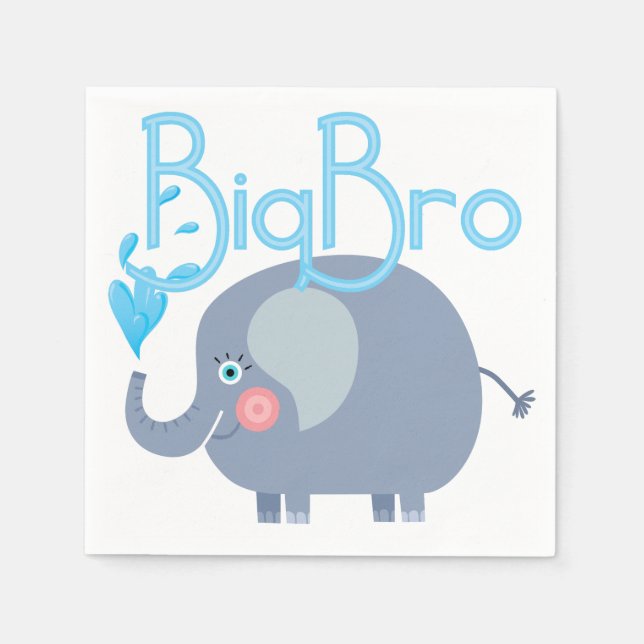 Servilleta De Papel Elephant Big Bro (Anverso)