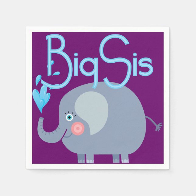 Servilleta De Papel Elephant Big Sis (Anverso)