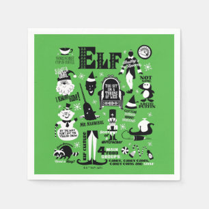 Servilleta De Papel Elf Icons and Movie Quotes