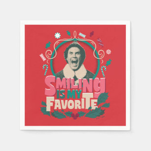 Servilleta De Papel Elf - Sonreír es mi favorito