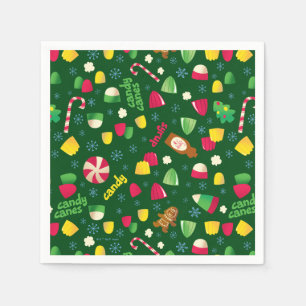Servilleta De Papel Elf the Movie Candy Pattern