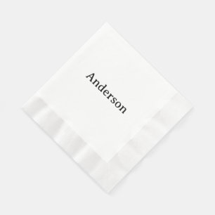Servilleta De Papel Eliminar texto Reemplazar propio diseño Acuñada Co