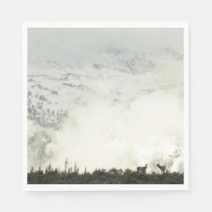 Servilleta De Papel Elk en el Parque Nacional de Grand Teton