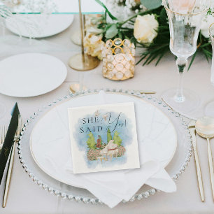 Servilleta De Papel ¡Ella Dijo Que Sí! Elegante Violin de Piano paline