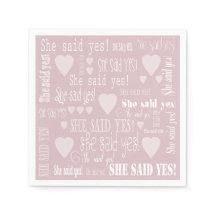 Ella dijo que sí Fiesta de compromiso rosa