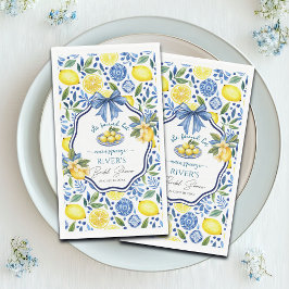 Servilleta De Papel Ella Encontró Su Despedida de Soltera