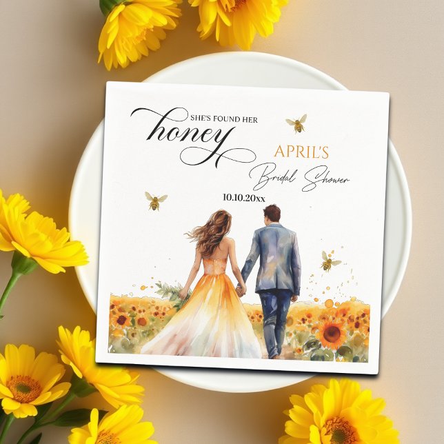 Servilleta De Papel Ella Encontró su Despedida de Soltera con Miel  (Subido por el creador)