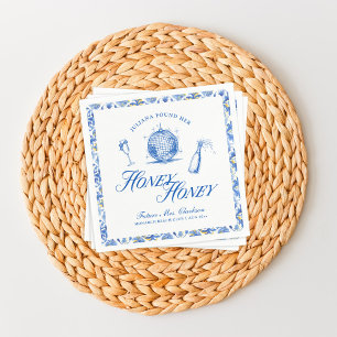 Servilleta De Papel Ella Encontró Su Despedida de Soltera Honey Blue G