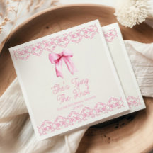 Ella Está Atando El Nudo Rosa Arco Bodas
