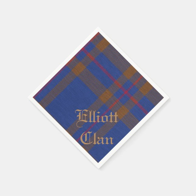 SERVILLETA DE PAPEL ELLIOTT TARTAN TABLE NAPKIN (Borde)