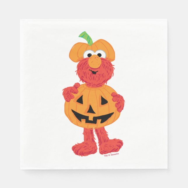 Servilleta De Papel Elmo | Cuta como calabaza (Anverso)