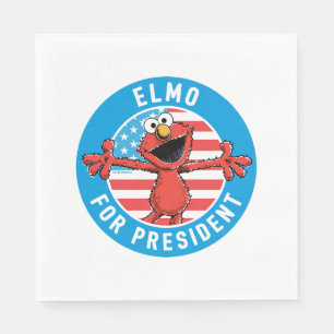 Servilleta De Papel Elmo para presidente - Bandera