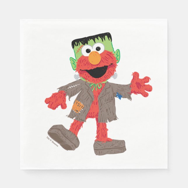 Servilleta De Papel Elmo | Ropa Frankenstein (Anverso)